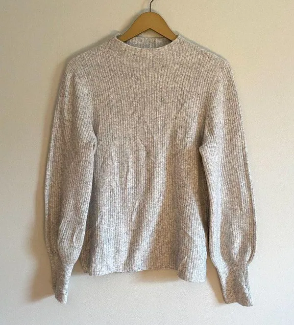 J. Crew Wool Blend Ribbed Sweater - Image 2
