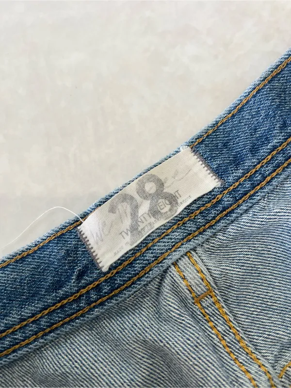 Free People Aged To Perfection Maggie Mid Rise Straight Leg Jeans Size 28 - Image 4