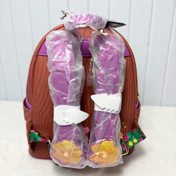 Loungefly Disney Rapunzel‎ Storybook Backpack - Brown and Purple - Image 3