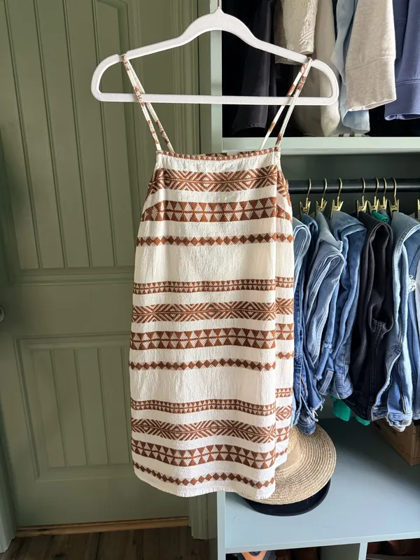 Aerie Jacquard Open Back Dress - Image 2