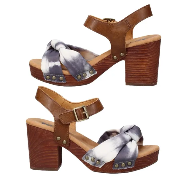 Korks Natalia Knot Sandals Size 8 Blue - Image 2