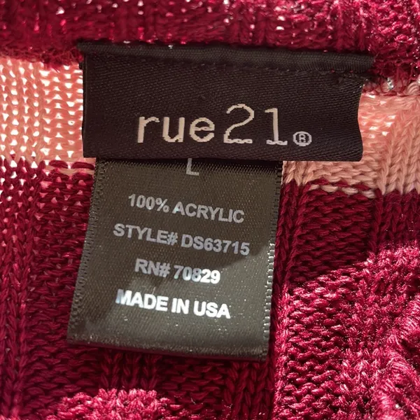 Rue 21 striped cropped sweater - Image 5