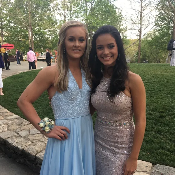 champagne prom dress Size 2 - Image 5