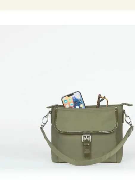 Ihkwip Women's Tan Shoulder Bag with Buckle Detail. Brand New Has Tags - Image 3