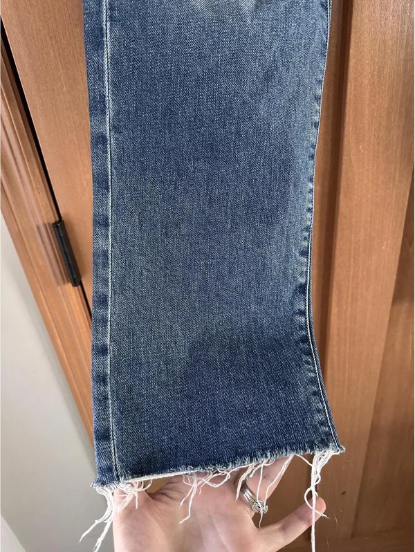 MOTHER Superior The Trickster Skimp Fray Thrill Seeker Distressed Jeans Women 31 - Image 15