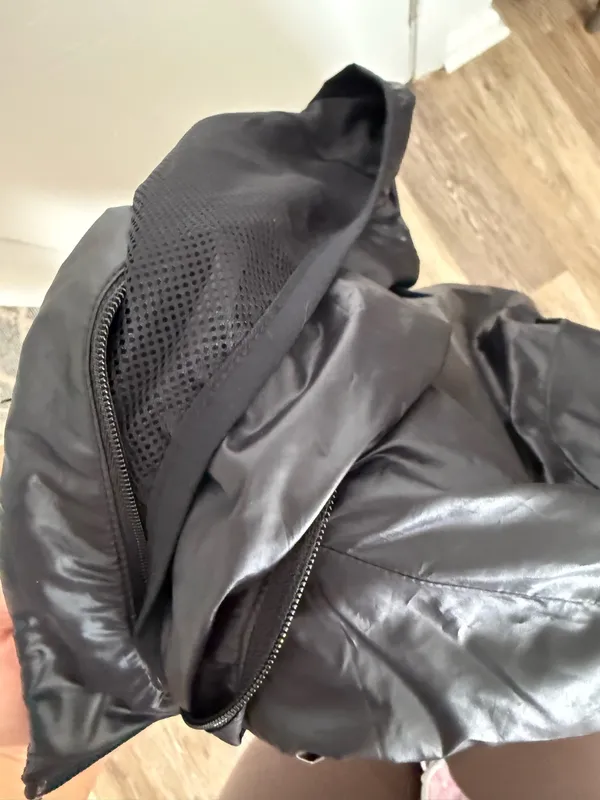 Adidas Black Windbreaker Jacket Zip-Up - Image 6