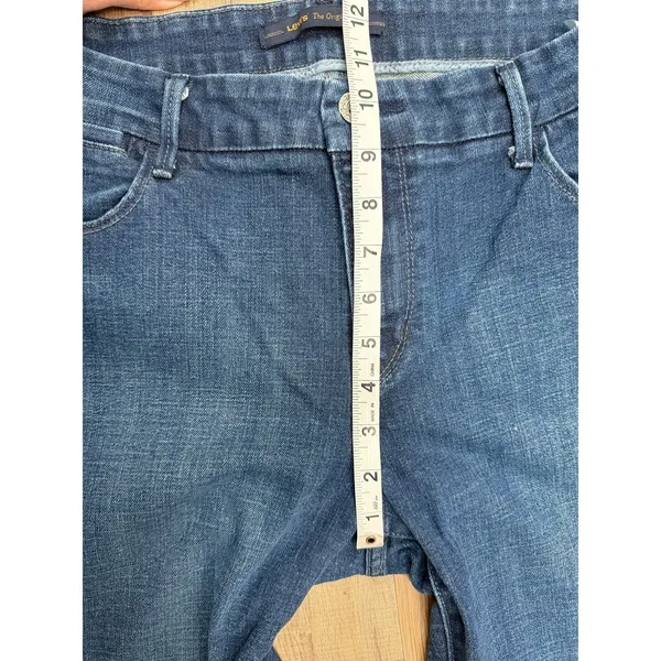 Levi's Classic Bootcut Jeans Women 16M Dark Wash Stretch Flattering Everyday Den - Image 8