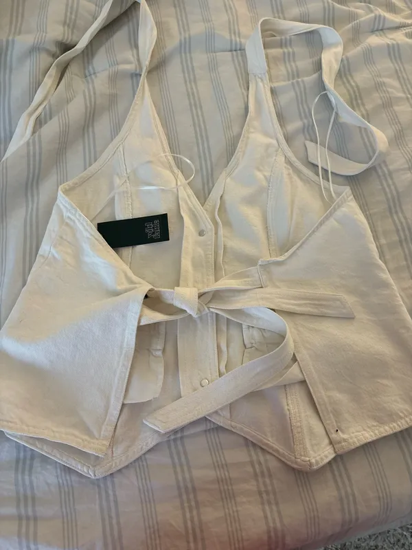 NWT Wild Fable Denim Halter Top   - Image 2