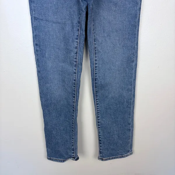 Levi's Wedgie‎ Straight Jeans Medium Wash High Rise Casual Classic Basic Size 24 - Image 4