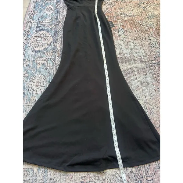 Lulu’s Melora Black Sleeveless Maxi Dress Elegant Black V-Neck Evening Dress NWT - Image 13