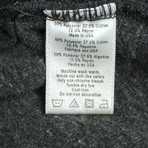 ALO Jacket Size Small‎ Petite Hooded Pockets Full Zip Charcoal Grey - Image 9