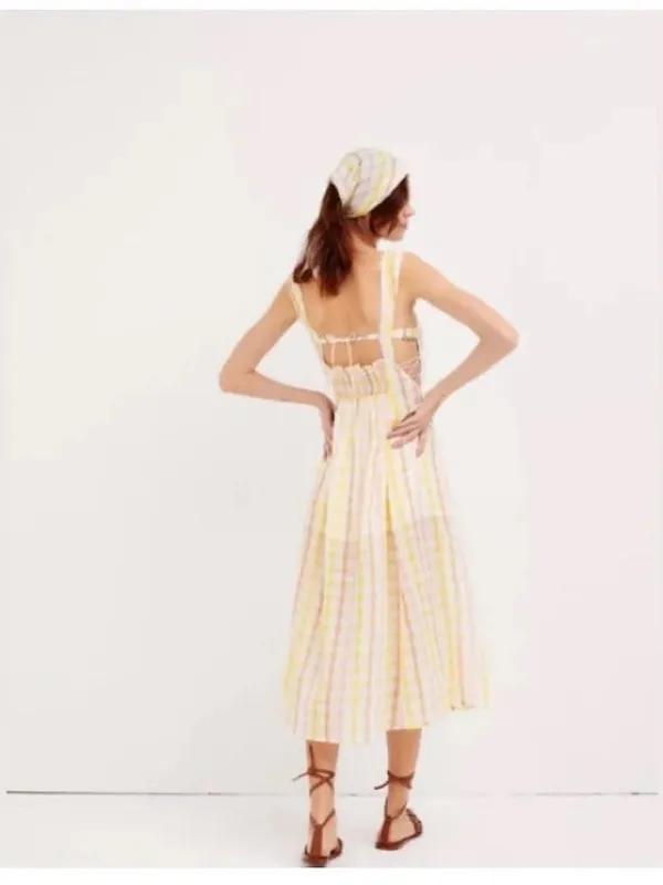 For love & Lemons Rue Midi Dress - Image 3