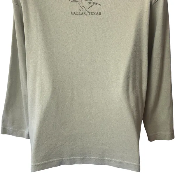 Vintage Harley-Davidson Motorcycle Button Front Knit Ribbed Top Dallas Texas‎ XL - Image 8