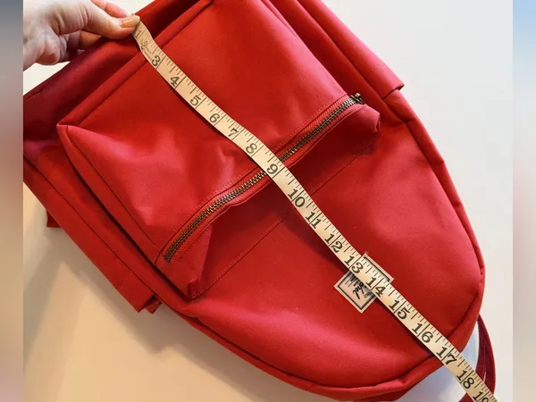 Herschel coral red medium sized backpack, laptop backpack, New! Orange - Image 6