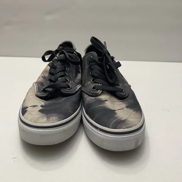 Vans Atwood Low Tie Dye Black White Canvas Skate Shoes Womens 8‎ UltraCush - Image 3