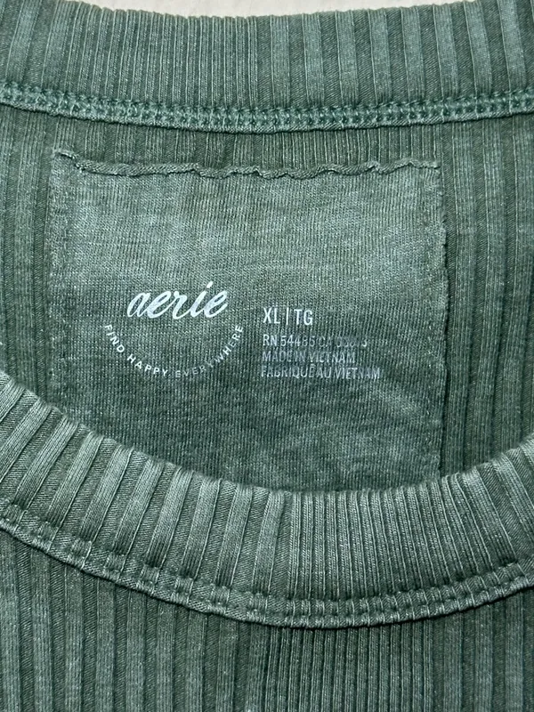 Aerie Textured Free Spirit Ribbed Tank Top - Image 3