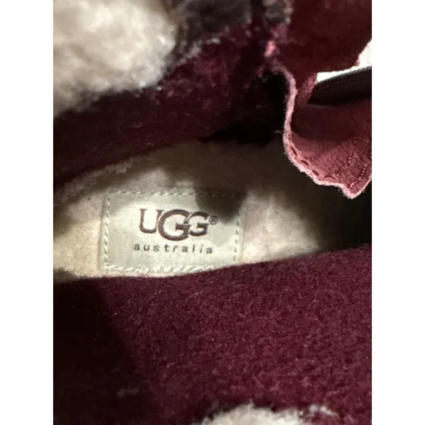 UGG Simmens Waterproof Leather Wool Boots Equestrian Goblin Renaissance Earthy - Image 7