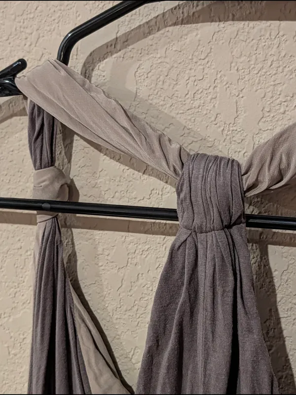 100% Silk Banana Republic Taupe Halter Slip Dress - Image 6