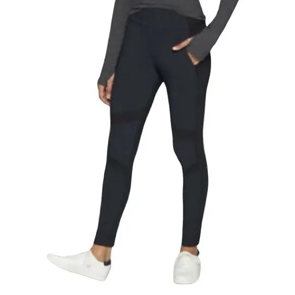 Athleta Highline Hybrid Ankle Pants Women's Activewear Black Leggings - Image 6