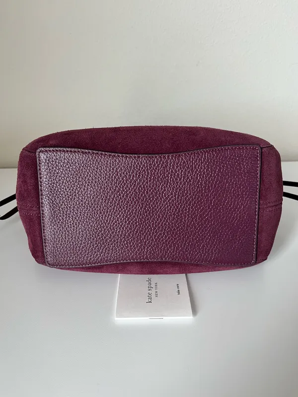 Kate Spade Dumpling Suede Small Satchel Bag - Image 4