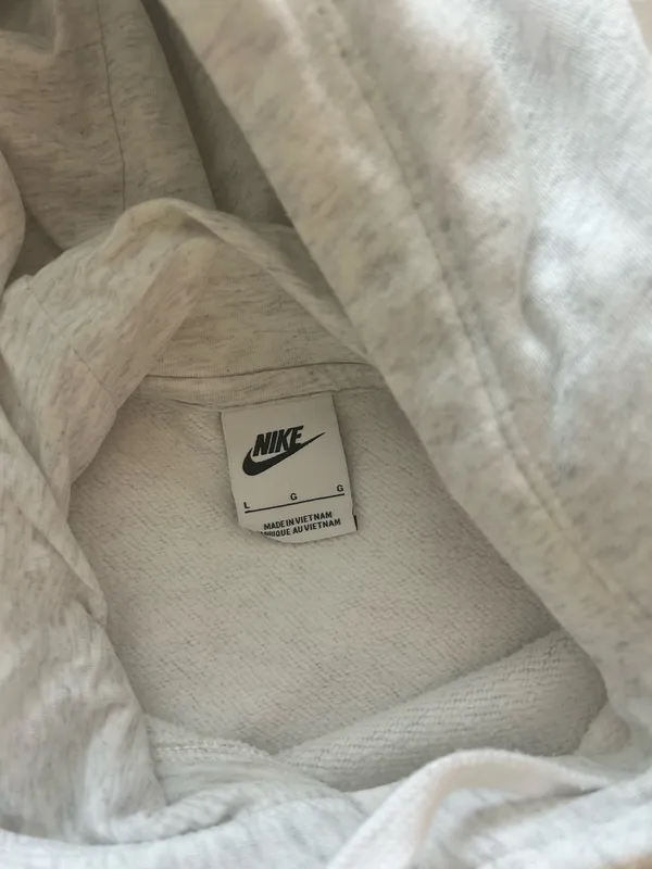 White Nike Hoodie Women’s - Image 3
