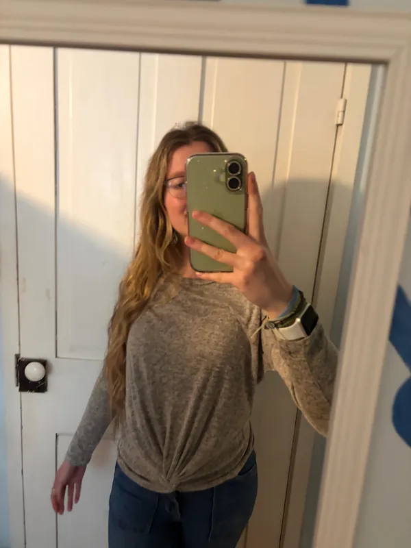 Gaze gray long sleeve shirt Size M - Image 3