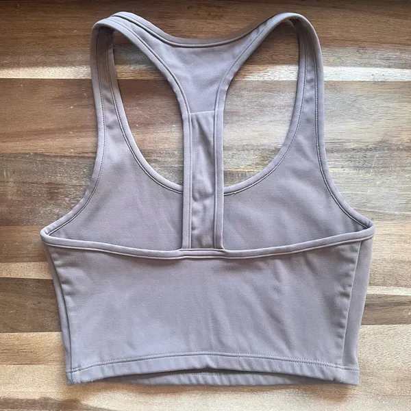 Set Active Tan Sportbody Body Bra Racerback Tank - Image 3