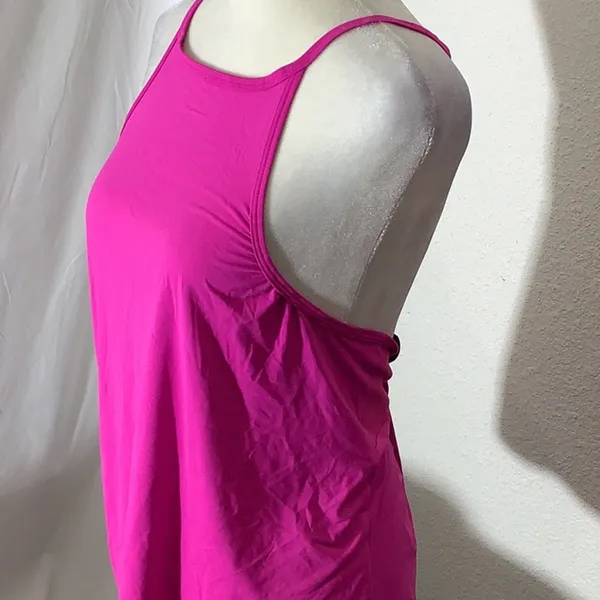 All in Motion NWOT Active Racerback Mesh Ventilated Quick Dry Size XL HOT PINK - Image 2