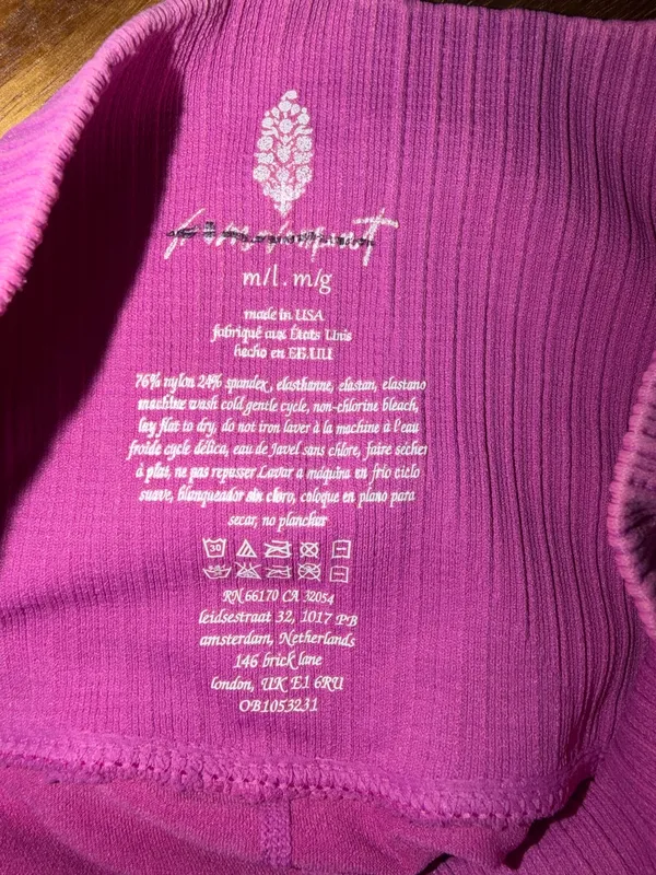 Free People Movement Leggings Purple M/L - Image 3