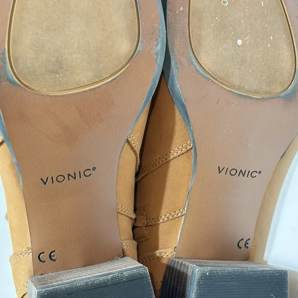 Vionic Women's Perry Sienna Waterproof Boots Toffee 7.5 Western Cowgirl - Image 13