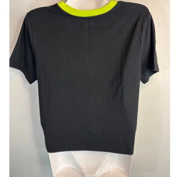 Dr. Seuss The‎ Grinch Black Cropped Top Holiday Festive Women's Medium NWOT - Image 3