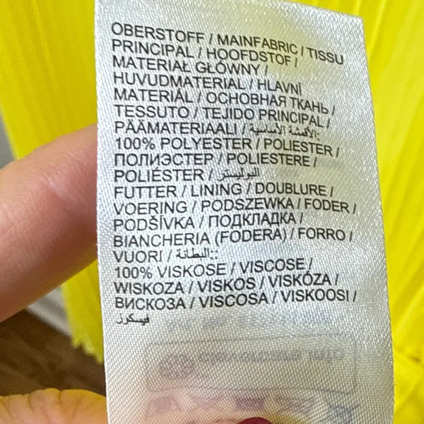 Ulla Popken Yellow Pleated Chiffon Midi Dress Sleeveless Tie Waist Size 24‎ Plus - Image 9
