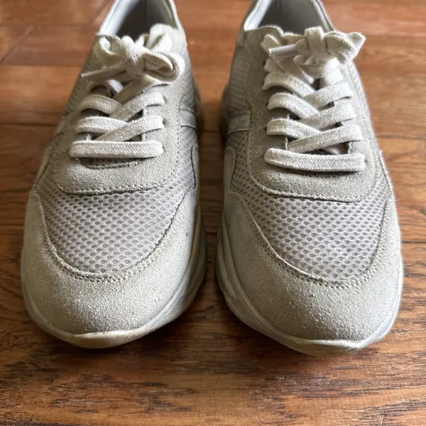 Free People Let’s Wander Washed Shoe Sneaker Womens Size 39 US 8.5 Gray - Image 3