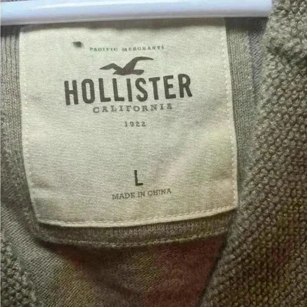 VTG Y2K Hollister Hooded Short Sleeve Shrug Cardigan Tan. Size Large. - Image 4