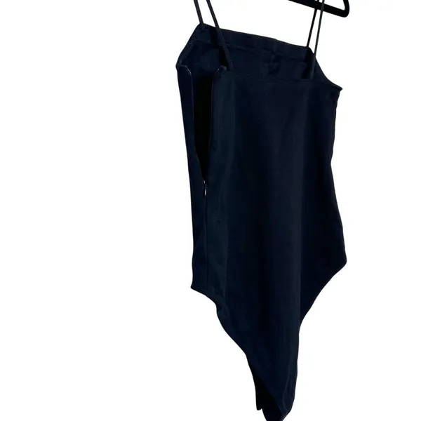 Moussy Vintage Bodysuit Women's Removable Pads Black Size Small - Image 3