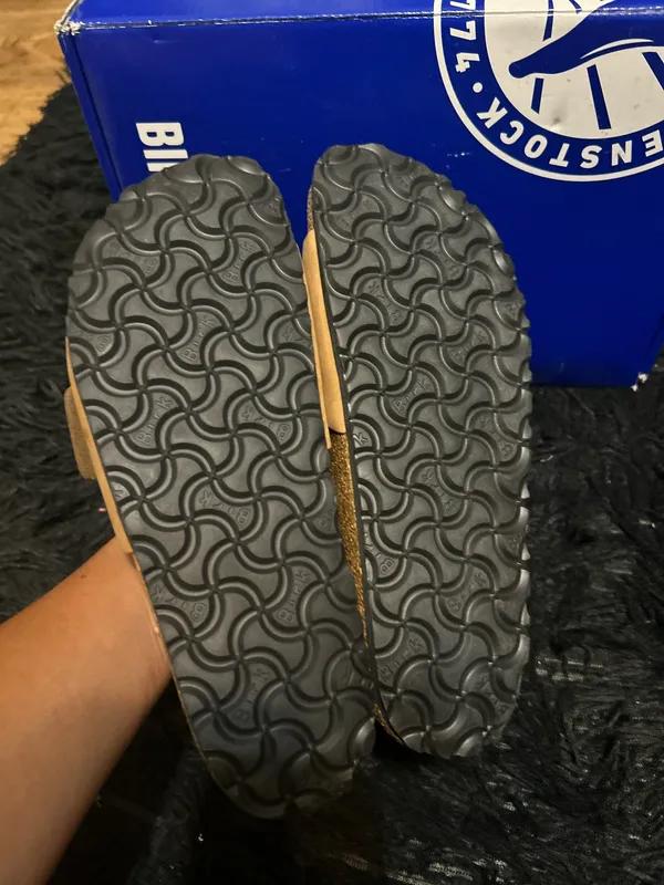 BIRKENSTOCK Madrid big buckle leather sandals slippers shoes women’s eur 38 new - Image 5