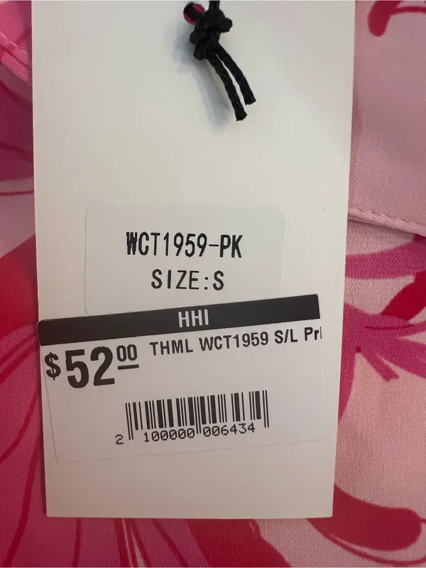 THML Women’s Small Pink Floral Sleeveless Top New - Image 5