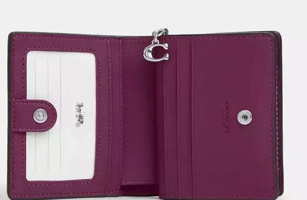 Coach Snap Wallet In Signature Canvas With Country Floral Print - Image 7