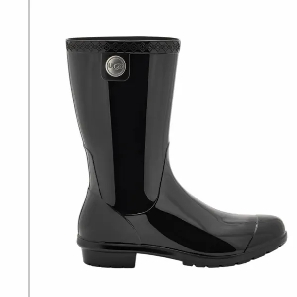 UGG Women's Sienna Black Waterproof Boots Size 8 - Image 4