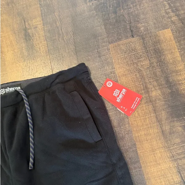 NWT Sherpa Adventure Gear Rolpa Fleece Pants Black XL - Image 3