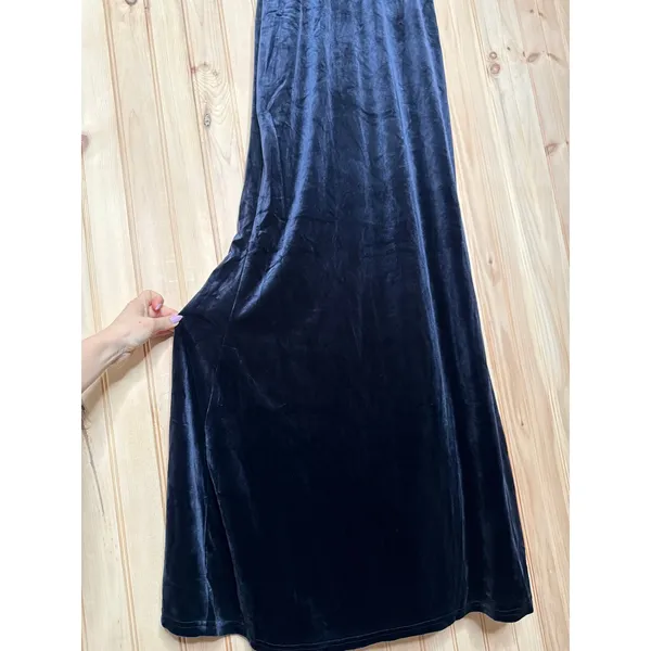 NWT Lulus Perfectly Classy Navy Blue Velvet Strappy Maxi Dress Bridesmaid Sz XL - Image 5
