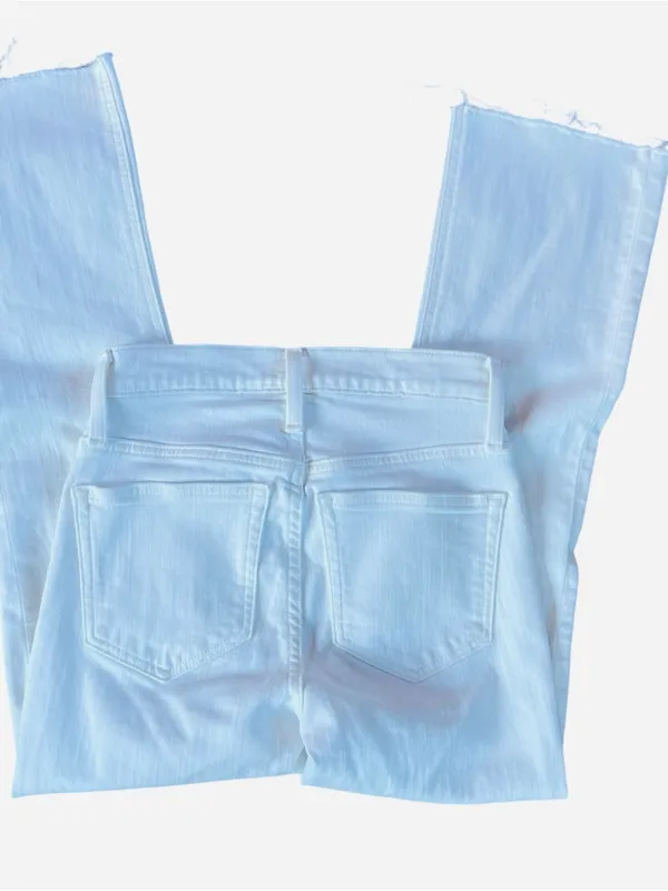 J. Crew White Women's Boot Crop Jeans - Image 3