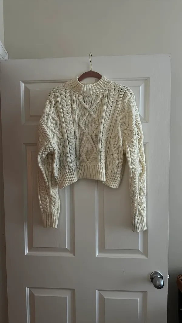 Sweater Forever 21 Cream White - Image 2