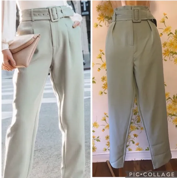 OVI High waist belted pocketed pants size M - Image 6
