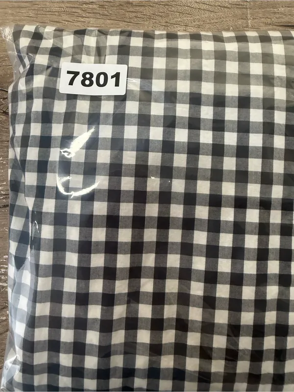 Sleeper black and white gingham long sleeve top size small - Image 7