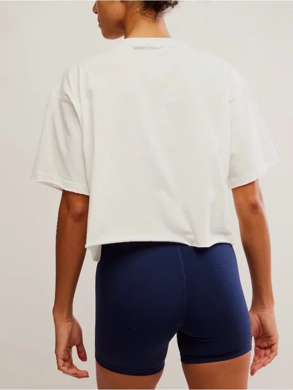 FP MOVEMENT Inspire Buti Logo Tee / Court Logo Ivory Combo Extra Small - Image 4