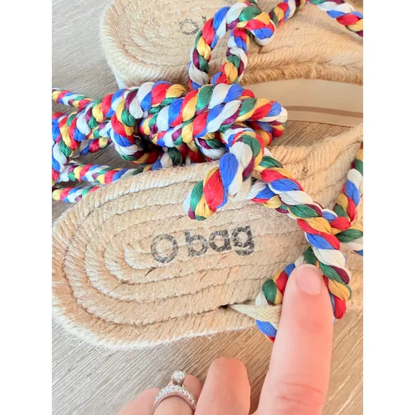O Bag Platform‎ Espadrille Rope Sandals Women Multi-color EU 37 - Image 5