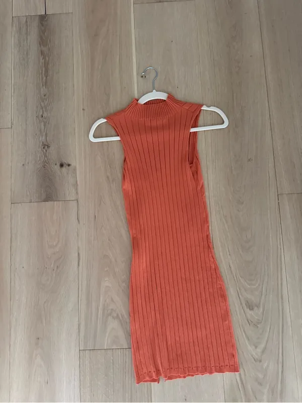 Triple Threads Orange Dress - Image 4