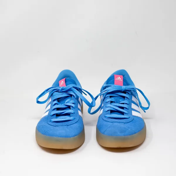 NEW Adidas Women's Lifestyle VL Court 3.0 Low Top Sneakers Shoes Blue Burst 10 - Image 2
