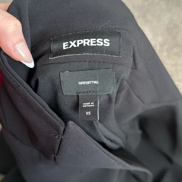 Express Editor Studio Stretch Twill Fitted One Button Blazer  - Image 7